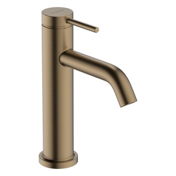 Смеситель для раковины Hansgrohe Tecturis S, с донным клапаном pop-up, шлифованная бронза